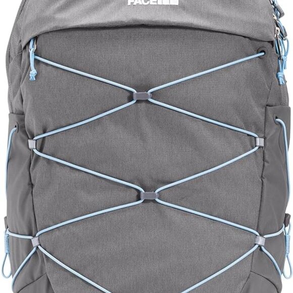 THE NORTH FACE WOMEN'S BOREALIS BACKPACK Zinc Grey Heather/Powder Blue - Picture 1 of 6